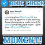 Blue Check Moment Regina Marston